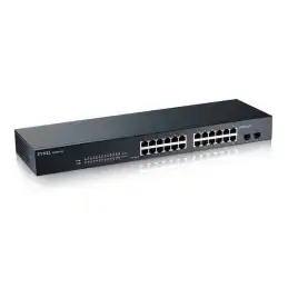 Zyxel GS1900-24 - Commutateur - intelligent - 24 x 10 - 100 - 1000 + 2 x Gigabit SFP (liaison mon... (GS1900-24-EU0102F)_3